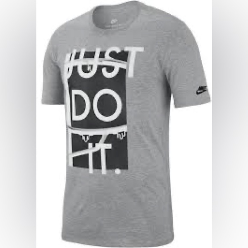 Nike Gray Just Do It Men's Shirt